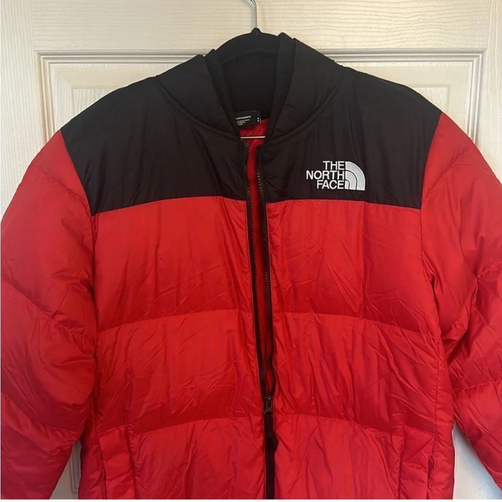 North face men’s Nordic 700 down bomber jacket Sz Small - Picture 3 of 4